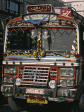 Close-Up of a Decorated Bus, Damascus, Syria, Middle East Photographic Print by Richardson Rolf