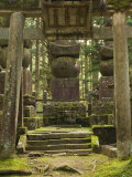 Okunoin Graveyard Containing 20000 Buddhist Gravestones, Koya-San, Kansai, Honshu, Japan Photographic Print by Schlenker Jochen