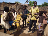 Water Pump, Sofara, Mali, West Africa, Africa Photographic Print by Pate Jenny