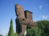 Exterior of the Replica Trojan Horse, Troy, Anatolia, Turkey Minor Photographic Print by Wilson Ken