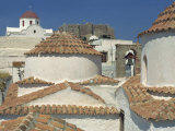 Roof of the St. John Monastery, Hora, Patmos, Dodecanese Islands, Greek Islands, Greece Photographic Print by Simanor Eitan