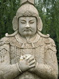 Stone Statue Along the Divine Road, Ming Tombs, UNESCO World Heritage Site, Beijing Province, China Photographic Print by Ryan Peter