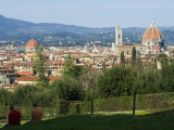 View of Florence from Boboli Gardens, Florence, Tuscany, Italy, Europe Photographic Print by Tondini Nico