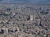 Aerial View over the City of Damascus, Syria, Middle East Photographic Print by Waltham Tony