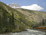 Durango and Silverton Train, Colorado, United States of America, North America Photographic Print by Snell Michael