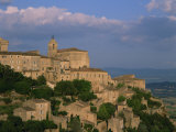 Village of Gordes Overlooking the Luberon Countryside, Vaucluse, Provence, France, Europe Photographic Print by Tomlinson Ruth