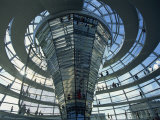 Modern Glass Building, Reichstag, Berlin, Germany, Europe Photographic Print by Merten Hans Peter