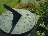 Sundial, Little Hall, Lavenham, Suffolk, England, UK Photographic Print by Westwater Nedra