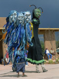 Wise Fool of New Mexico, Giant Puppets, Milner Plaza, Santa Fe, New Mexico, USA Photographic Print by Westwater Nedra