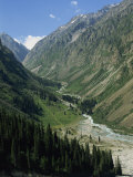 Ala-Archa Canyon in the Tien Shan Mountains in Kyrgyzstan, Central Asia Photographic Print by Strachan James