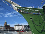 Rickmer Rickmers in Harbour, Hamburg, Germany, Europe Photographic Print by Merten Hans Peter