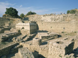 Ancient Ruins at Archaeological Site, Troy, Anatolia, Turkey Minor, Eurasia Photographic Print by Wilson Ken