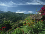 Landscape of Hills at Chichicastenango in Guatemala, Central America Photographic Print by Strachan James