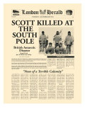 Scott Tué Au Pôle Sud reproduction procédé giclée
