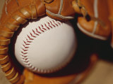 Baseball in Glove Photographic Print by Chris Trotman