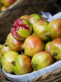 Basket of Pomegranates, Xining, Qinghai, China Photographic Print by Porteous Rod