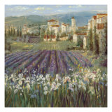 Provencal Village Giclée-tryk af Michael Longo Provencal Village Giclée-tryk af Michael Longo