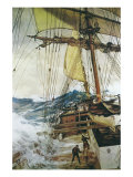 Vendaval Lámina giclée por Montague Dawson