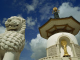 Buddhist Peace Pagoda, Milton Keynes, Buckinghamshire, England, United Kingdom, Europe Photographie par Strachan James
