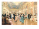 Une soirée élégante reproduction procédé giclée par Victor Gabriel Gilbert