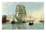 The Thermopylae Leaving Foochow Giclée-Druck von Montague Dawson