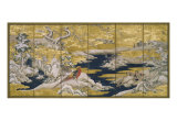 Paravent japonais II reproduction procédé giclée