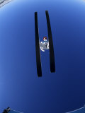 Action of Ski Jumper Taking Off from the Start Ramp, Salt Lake City, Utah, USA Photographic Print by Chris Cole
