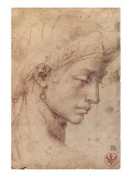 Testa Femminile di Profilo Impressão giclée por Michelangelo Buonarroti Testa Femminile di Profilo Impressão giclée por Michelangelo Buonarroti