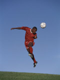Soccer Player in Action Photographie
