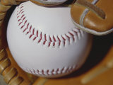 Baseball in Glove Photographic Print by Chris Trotman