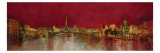 Paris la nuit reproduction procédé giclée par Kemp 
