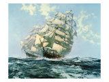 Ariel et Taeping Reproduction procédé giclée par Montague Dawson