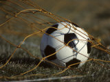 Soccer Ball in Net Photographie