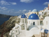 Oia, Santorini, Cyclades Islands, Greek Islands, Greece Photographic Print by Merten Hans Peter