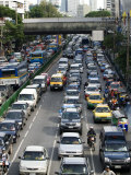 Traffic, Bangkok, Thailand, Southeast Asia Fotografie-Druck von Porteous Rod