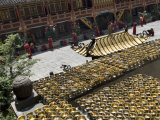Candles and Novices, Nanwu Temple, Kangding, Sichuan, China Photographic Print by Porteous Rod