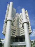 Modern Hypobank Building in Munich, Bavaria, Germany, Europe Photographic Print by Merten Hans Peter