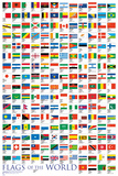 Flags of the World Plakát