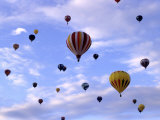Hot Air Ballooning, Albuquerque, New Mexico, USA Lámina fotográfica por Paul Sutton