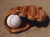 Baseball in Glove Photographic Print by Chris Trotman