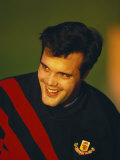 Potrait of Male Soccer Player Photographic Print