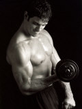 Man Working Out with Hand Wieghts, New York, New York, USA Lámina fotográfica por Chris Trotman Man Working Out with Hand Wieghts, New York, New York, USA Lámina fotográfica por Chris Trotman