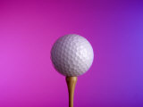 Golf Ball on Tee Photographic Print