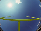 American Football Goalpost Photographic Print by Steven Sutton