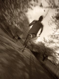 African American Male on a Training Run, New York, New York, USA Photographic Print by Chris Trotman
