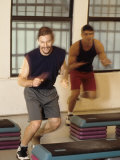 Step Aerobics Class Photographic Print