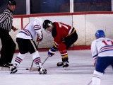 Ice Hockey Face Off, Torronto, Ontario, Canada Photographic Print by Paul Sutton