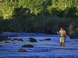 Fly Fisherman, USA Photographic Print