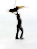 Blurred Action of Pairs Figure Skaters, Torino, Italy Photographic Print by Chris Trotman