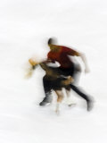 Blurred Action of Pairs Figure Skaters, Torino, Italy Photographic Print by Chris Trotman